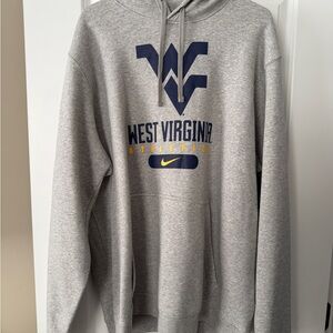 Nike Men’s Gray West Virginia Athletics Hoodie